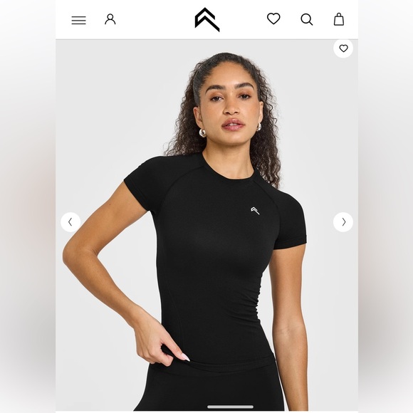 Go to Seamless Fitted Top - Black XS - Picture 7 of 7